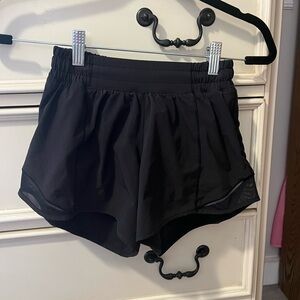Lululemon Black Hotty Hot Shorts